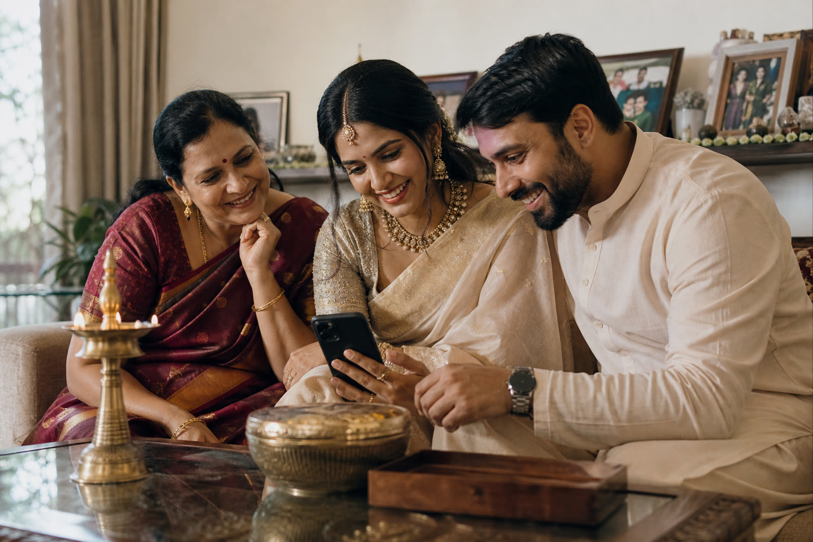 Family opening a WeTransfer alternative photographers India gallery years later